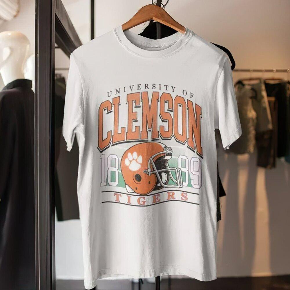 University Of Clemson Tigers 1889 Tee, Unisex Clemson Tigers Unisex Tee Shirt